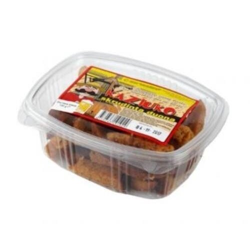 Skrudinta duona Kaziuko, riekelėmis, indelyje, 600 g Skrudinta duona Kaziuko, riekelėmis, indelyje, 600 g