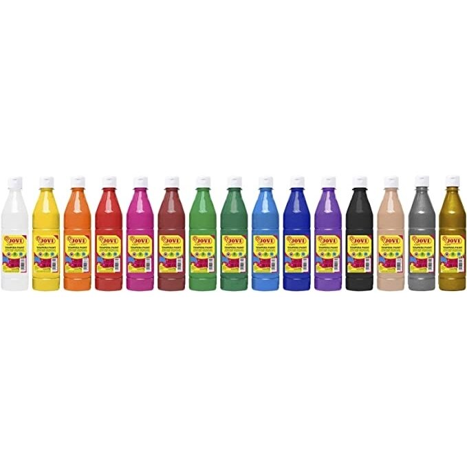 Skystas guašas buteliuke JOVI, 500 ml, oranžinė sp. 2 Skystas guašas buteliuke JOVI, 500 ml, oranžinė sp. 2