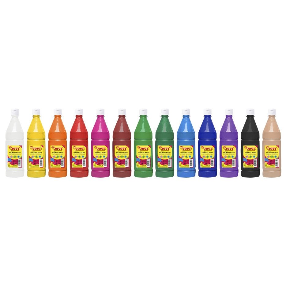 Skystas guašas buteliuke JOVI 1000 ml, mėlyna sp. 2 Skystas guašas buteliuke JOVI 1000 ml, mėlyna sp. 2