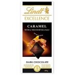 Šokoladas LINDT Excellence, juodas, su karamele ir jūros druska, 100g