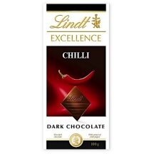 Šokoladas LINDT Excellence, juodas, su aitriosiomis paprikomis, 100g