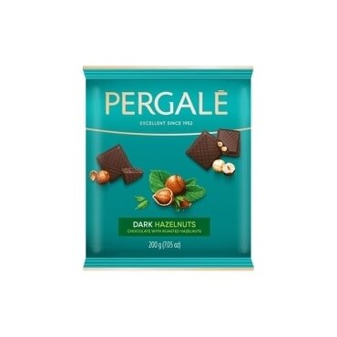Šokoladas PERGALĖ, juodasis, su sveikais lazdynų riešutais, 200 g