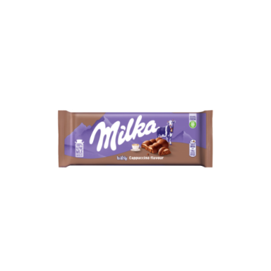 Šokoladas MILKA Bubbly Cappucino, 97g, Šokoladas MILKA Bubbly Cappucino, 97g,