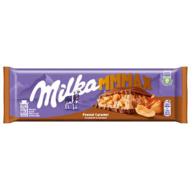 Šokoladas MILKA PEANUT & CARAMEL, 276 g