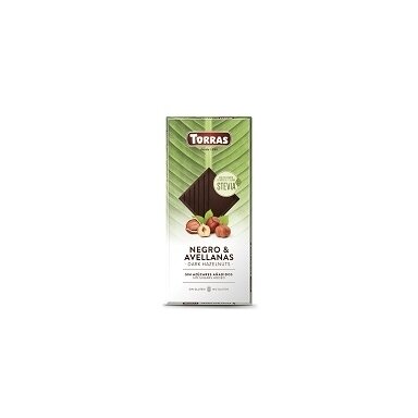 Šokoladas STEVIA, juodasis su riešutais, 125 g Šokoladas STEVIA, juodasis su riešutais, 125 g