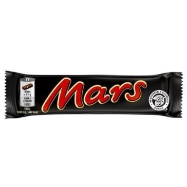 Šokoladinis batonėlis MARS, 51 g Šokoladinis batonėlis MARS, 51 g