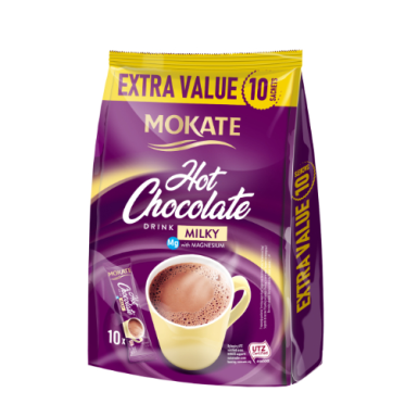 Šokoladinis gėrimas MOKATE Milk, maišelyje, 10 x 18 g Šokoladinis gėrimas MOKATE Milk, maišelyje, 10 x 18 g