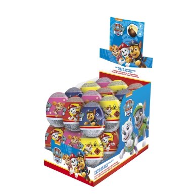 Šokoladinis kiaušinis PAW PATROL, 20 g Šokoladinis kiaušinis PAW PATROL, 20 g
