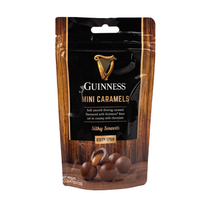 Šokoladiniai saldainiai GUINNESS, su karamele, alumi, 102 g Šokoladiniai saldainiai GUINNESS, su karamele, alumi, 102 g
