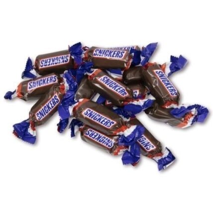 Šokoladiniai saldainiai SNICKERS, 2,5kg Šokoladiniai saldainiai SNICKERS, 2,5kg