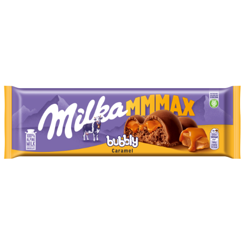 Šokoladas MILKA Bubbly Caramel, 250 g