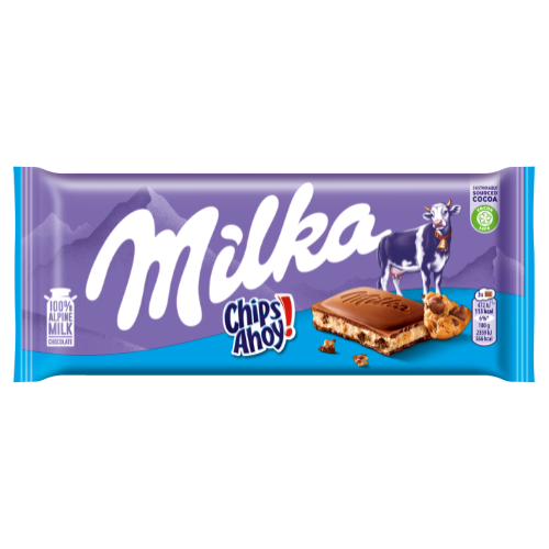 Šokoladas MILKA Chips Ahoy! 100 g