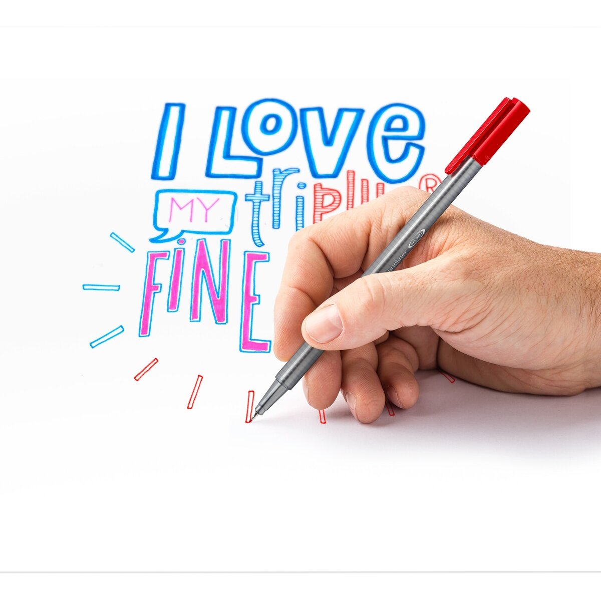 Spalvoti pasteliniai rašikliai STAEDTLER, 0,3 mm, 6 vnt. 6