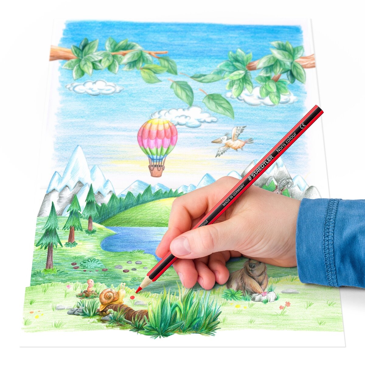 Spalvoti pieštukai STAEDTLER NORIS COLOUR 185, 24 spalvos 2