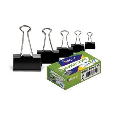 Spaustukai FORPUS, 15 mm, 12 vnt. Spaustukai FORPUS, 15 mm, 12 vnt.