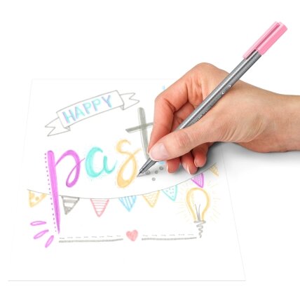 Spalvoti pasteliniai rašikliai STAEDTLER, 0,3 mm, 6 vnt. 3