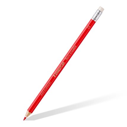 Spalvoti pieštukai, ištrinami, su trintuku STAEDTLER NORIS CLUB, 12 spalvų Spalvoti pieštukai, ištrinami, su trintuku STAEDTLER NORIS CLUB, 12 spalvų