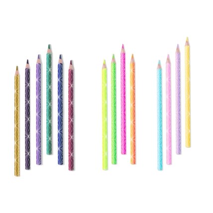 Spalvoti pieštukai KORES KOLORES STYLE, tribriauniai, 3mm, 15 spalvų (2 metalizuotos spalvos ir 1 neoninė) 2