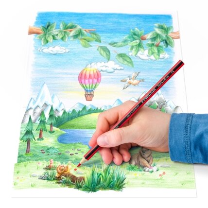 Spalvoti pieštukai STAEDTLER NORIS COLOUR 185, 24 spalvos 2