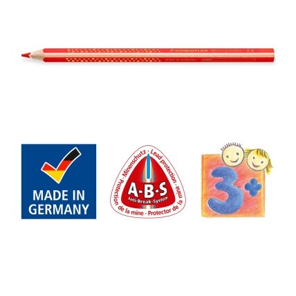 Spalvoti pieštukai STAEDTLER Noris Jumbo, 12 vnt. 4