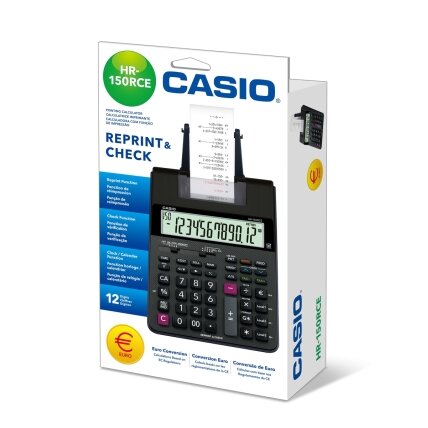 Spausdinantis skaičiuotuvas CASIO HR-150RCE, 65 x 165 x 295 mm 2 Spausdinantis skaičiuotuvas CASIO HR-150RCE, 65 x 165 x 295 mm 2