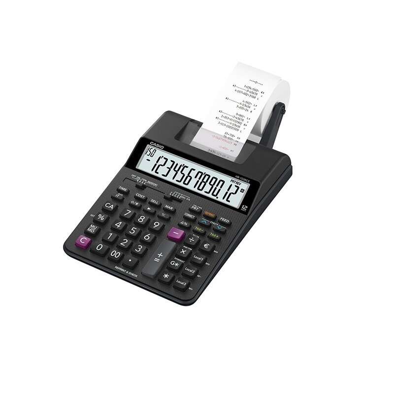 Spausdinantis skaičiuotuvas CASIO HR-150RCE, 65 x 165 x 295 mm Spausdinantis skaičiuotuvas CASIO HR-150RCE, 65 x 165 x 295 mm