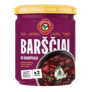 Sriuba Barščiai su baravykais, 0,5/480g