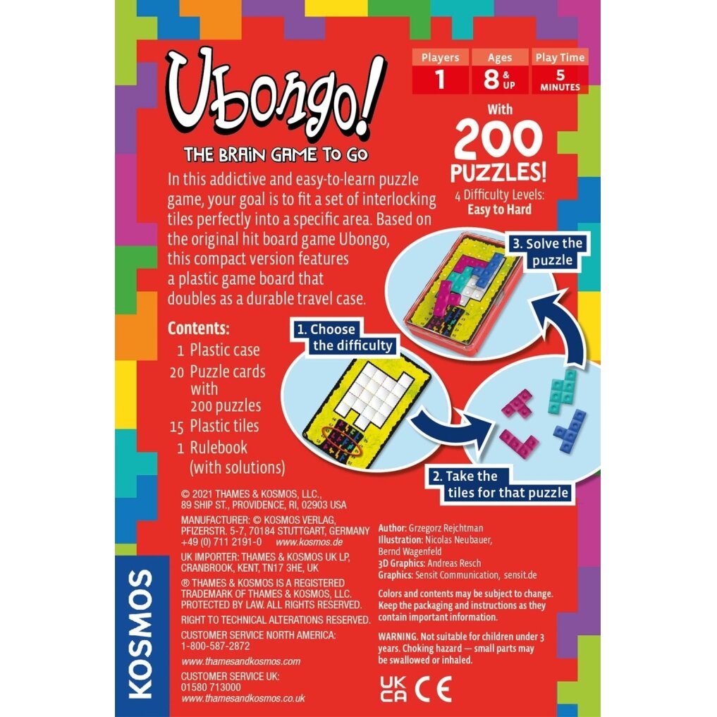Stalo žaidimas „Ubongo: The Brain to Go“ 1