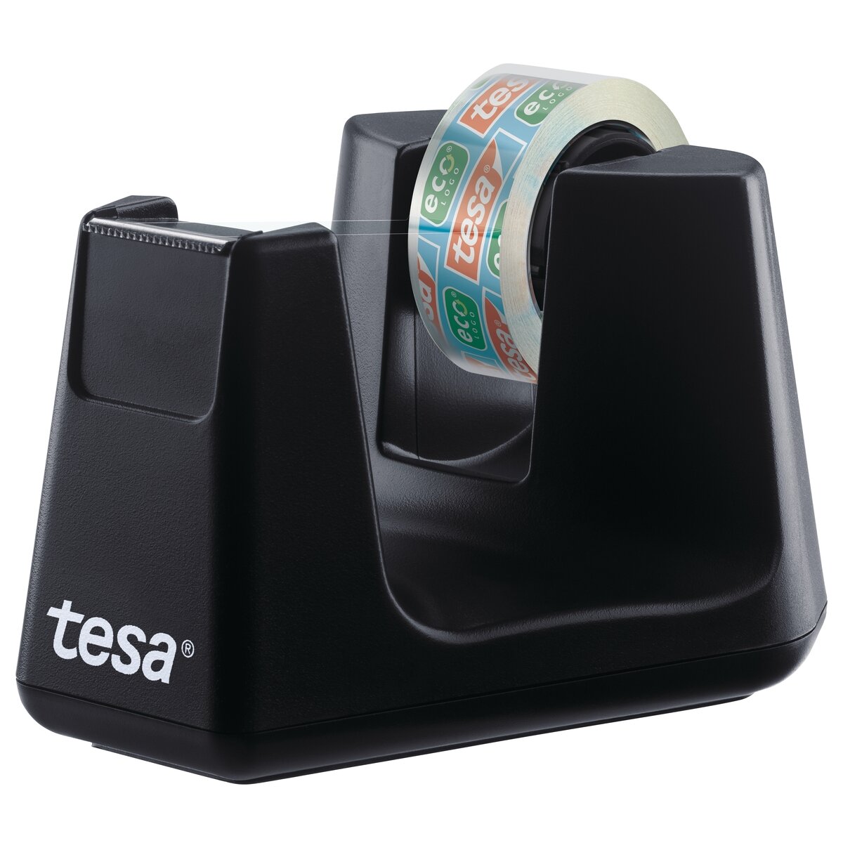Stalinis lipnios juostelės dėklas TESA Easy Cut Smart su Tesafilm ekologiška ir skaidria juostele, 15mm x 10m Stalinis lipnios juostelės dėklas TESA Easy Cut Smart su Tesafilm ekologiška ir skaidria juostele, 15mm x 10m
