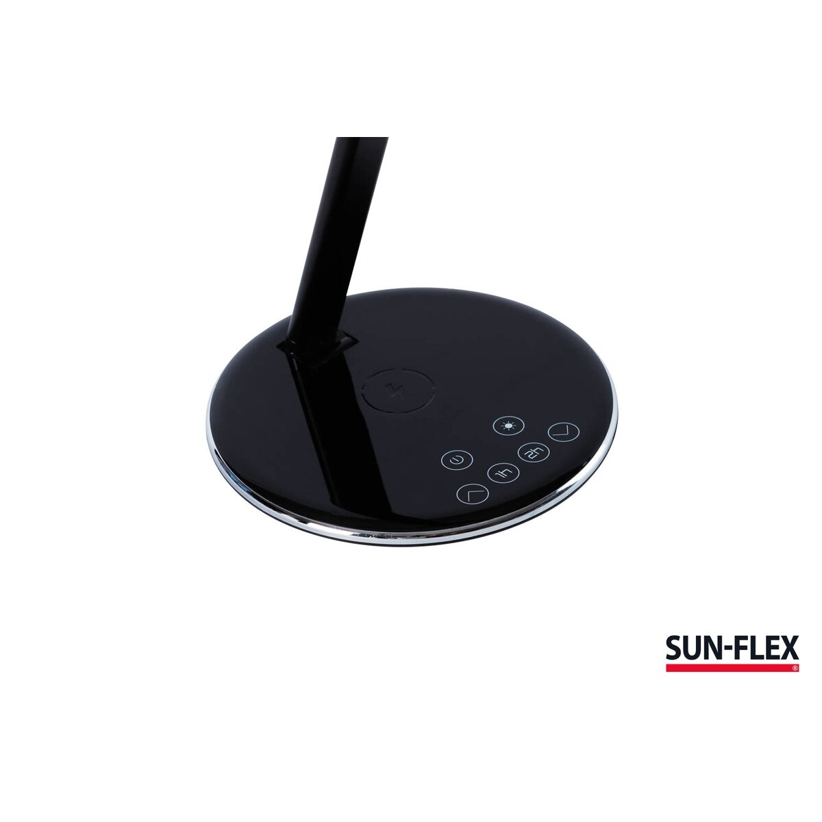 Stalinis šviestuvas SUN-FLEX®QLITE™belaidžiu integruotu telefono įkrovikliu, juodas 1 Stalinis šviestuvas SUN-FLEX®QLITE™belaidžiu integruotu telefono įkrovikliu, juodas 1