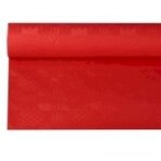 Staltiesė DAMASK,  raudona, vienkartinė, rulone, 120 cm x L 8 m, vnt