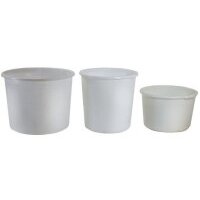 Statinė - kubilas maisto produktams, be dangčio, HDPE, 90 l, D 61 cm, H 38 cm, vnt