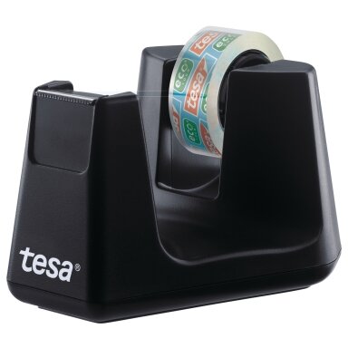 Stalinis lipnios juostelės dėklas TESA Easy Cut Smart su Tesafilm ekologiška ir skaidria juostele, 15mm x 10m Stalinis lipnios juostelės dėklas TESA Easy Cut Smart su Tesafilm ekologiška ir skaidria juostele, 15mm x 10m