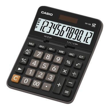 Stalinis skaičiuotuvas CASIO DX-12B, 129 x 175 x 33.2 mm Stalinis skaičiuotuvas CASIO DX-12B, 129 x 175 x 33.2 mm