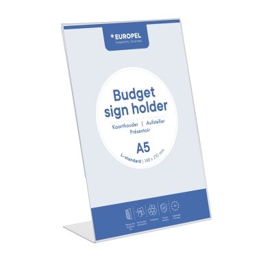 Stovas dokumentams Europel Bugdet, L forma, A5 dydžio Stovas dokumentams Europel Bugdet, L forma, A5 dydžio