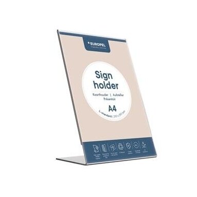 Stovas dokumentams Europel, L forma, A4 dydžio Stovas dokumentams Europel, L forma, A4 dydžio