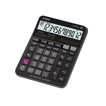 Stalinis skaičiuotuvas CASIO DJ-120D+, 36.5 x 144 x 192 mm, juoda sp. Stalinis skaičiuotuvas CASIO DJ-120D+, 36.5 x 144 x 192 mm, juoda sp.
