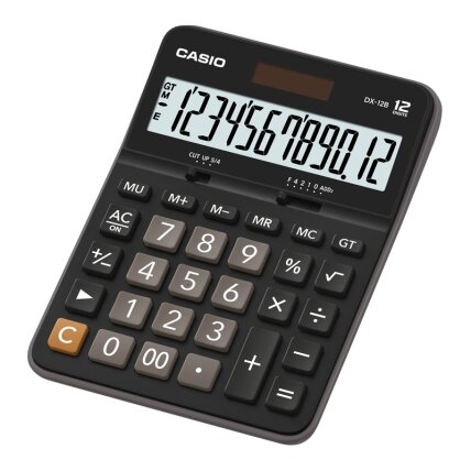 Stalinis skaičiuotuvas CASIO DX-12B, 129 x 175 x 33.2 mm Stalinis skaičiuotuvas CASIO DX-12B, 129 x 175 x 33.2 mm