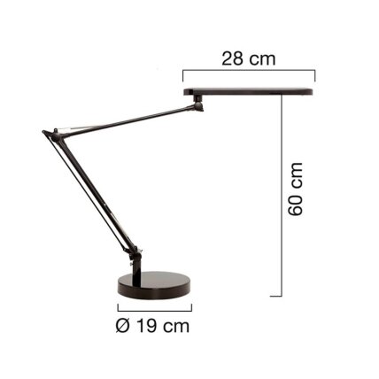 Stalinis šviestuvas UNILUX MAMBO LED, juoda sp. 1