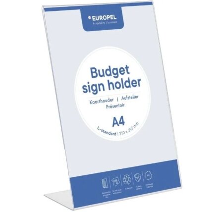 Stovas dokumentams Europel Bugdet, L forma, A4 dydžio 1