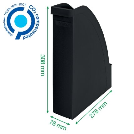 Stovas dokumentams Leitz Recycle, A4, juodas 2 Stovas dokumentams Leitz Recycle, A4, juodas 2