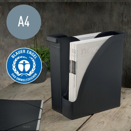 Stovas dokumentams Leitz Recycle, A4, juodas 3 Stovas dokumentams Leitz Recycle, A4, juodas 3