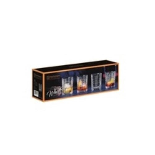 Stiklinė Nachtmann SQUARE Whisky, krištolas, 345 ml, D 8,2 cm, H 10,2 cm, 4 vnt, 101050 1