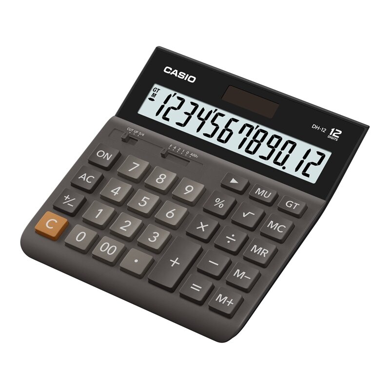 Stalinis skaičiuotuvas CASIO DH-12, 151 x 159 x 28.5 mm Stalinis skaičiuotuvas CASIO DH-12, 151 x 159 x 28.5 mm