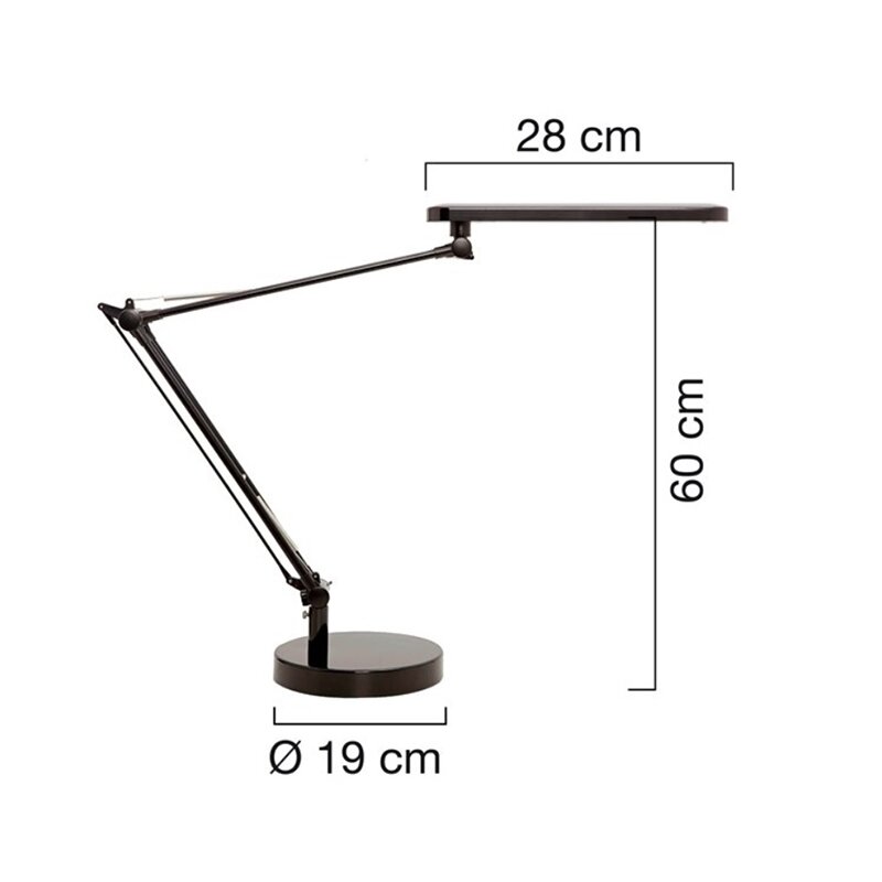 Stalinis šviestuvas UNILUX MAMBO LED, juoda sp. 1 Stalinis šviestuvas UNILUX MAMBO LED, juoda sp. 1