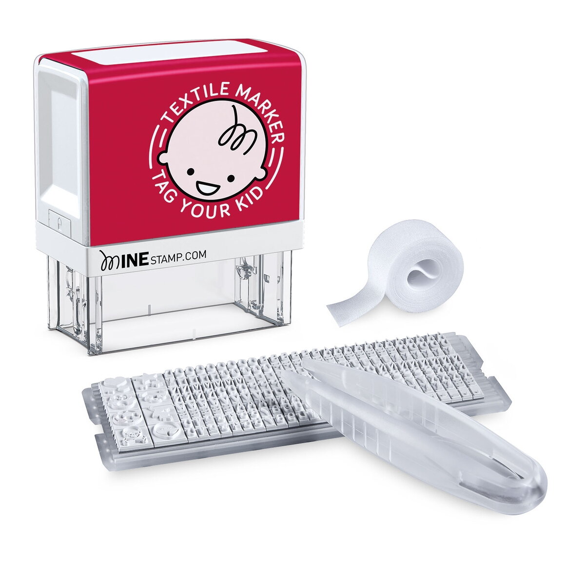 Surenkamas antspaudas tekstilei COLOP Printer 20 Set Mine 1 Surenkamas antspaudas tekstilei COLOP Printer 20 Set Mine 1
