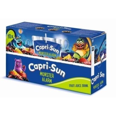 Sulčių gėrimas CAPRI-SUN Monster Alarm, 0,2l x 10 Sulčių gėrimas CAPRI-SUN Monster Alarm, 0,2l x 10