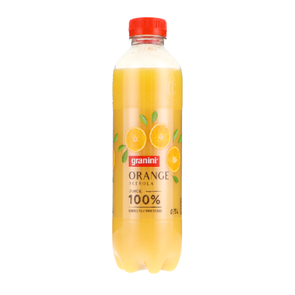 Sultys GRANINI, Apelsinų, tiesioginio spaudimo, 100% 0,75l Sultys GRANINI, Apelsinų, tiesioginio spaudimo, 100% 0,75l