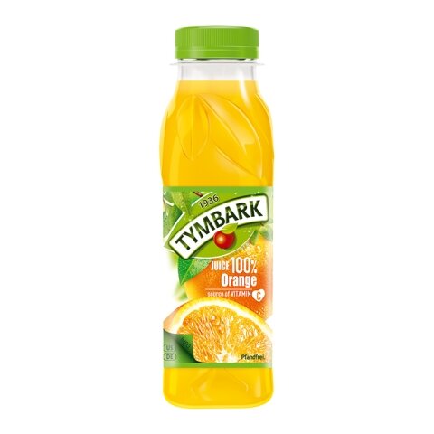 Sultys TYMBARK apelsinų 100 %, 0.3L, PET