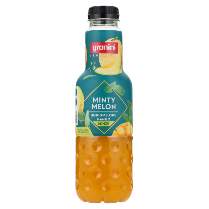 Sulčių gėrimas GRANINI SENSATION MINTY MELON Mangų ir melionų skonio 30% - 0,75 l Sulčių gėrimas GRANINI SENSATION MINTY MELON Mangų ir melionų skonio 30% - 0,75 l